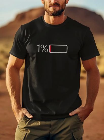 Baskılı Oversize Bisiklet Yaka T-shirt - Siyah resmi